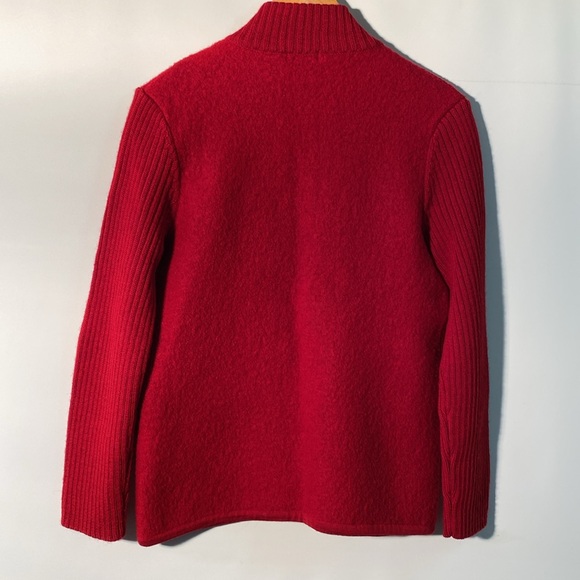 Rino Rossi - full zip wool sweater. Size S - Picture 2 of 11